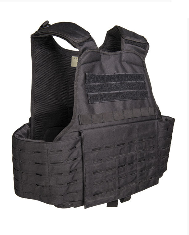 Taktisk molle vest, Laset Cut CarrIer Vest, Sort, str. one size 1