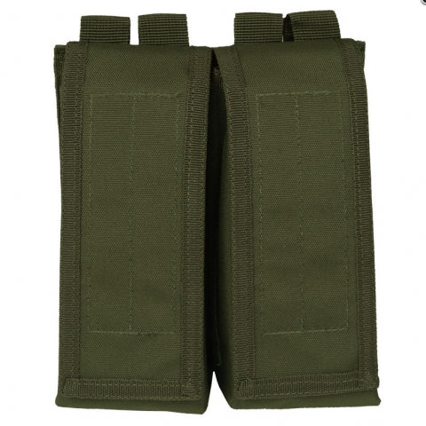 Molle, Pouch, til 2 stk AK 47 magasiner, Oliven grøn 1
