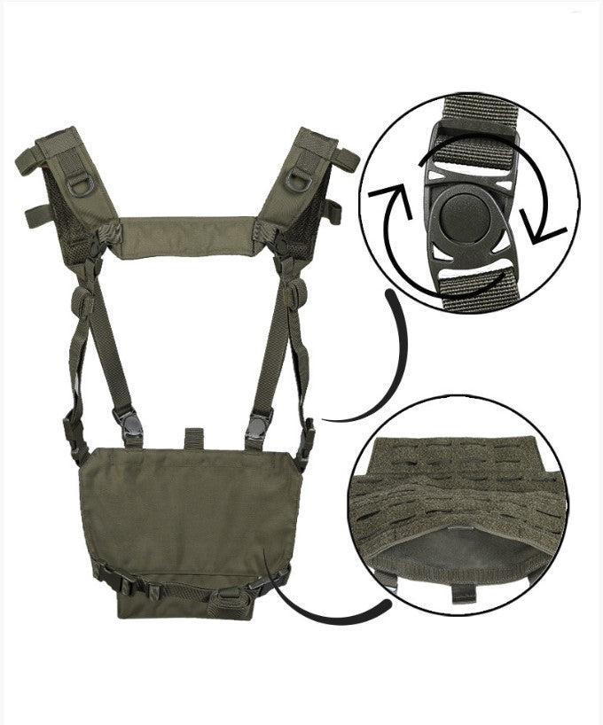 Brystrigg letvægt, Olven grøn, str. one size 2