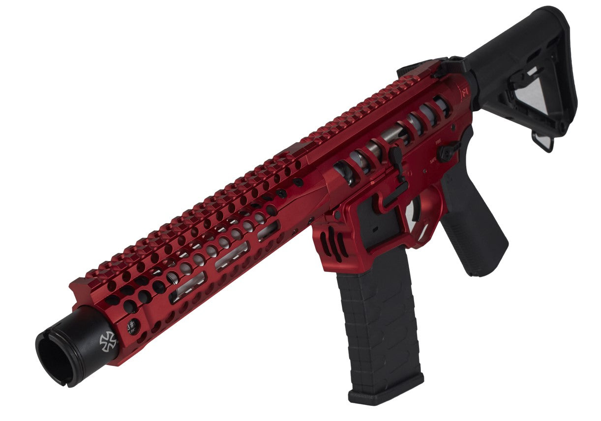 EMG F-1 Firearms PDW AEG w/ eSE Electronic, Red/Black RS-3 3