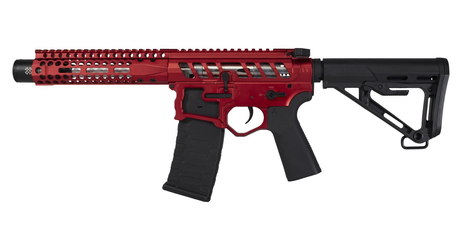 EMG F-1 Firearms PDW AEG w/ eSE Electronic, Red/Black RS-3 1