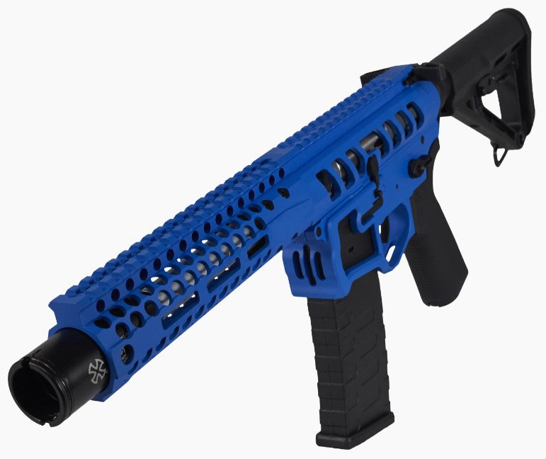 EMG F-1 Firearms PDW AEG w/ eSE Electronic, Blue/Black RS-3 3