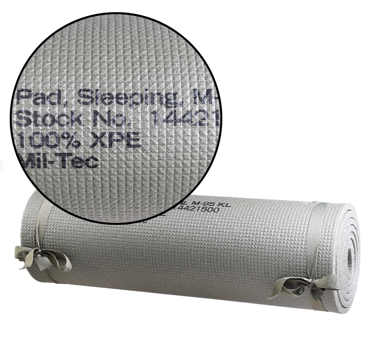 Sovemåtte/Liggeunderlag. 1 lags. 180x50x1 cm. Oliven 1