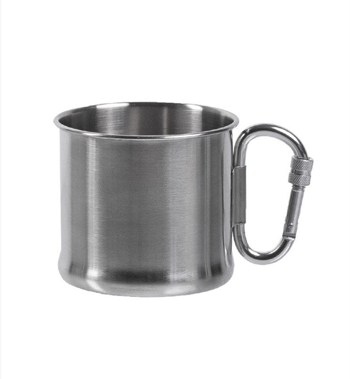 Krus med karabinhåndtag Stål, 500 ML 1