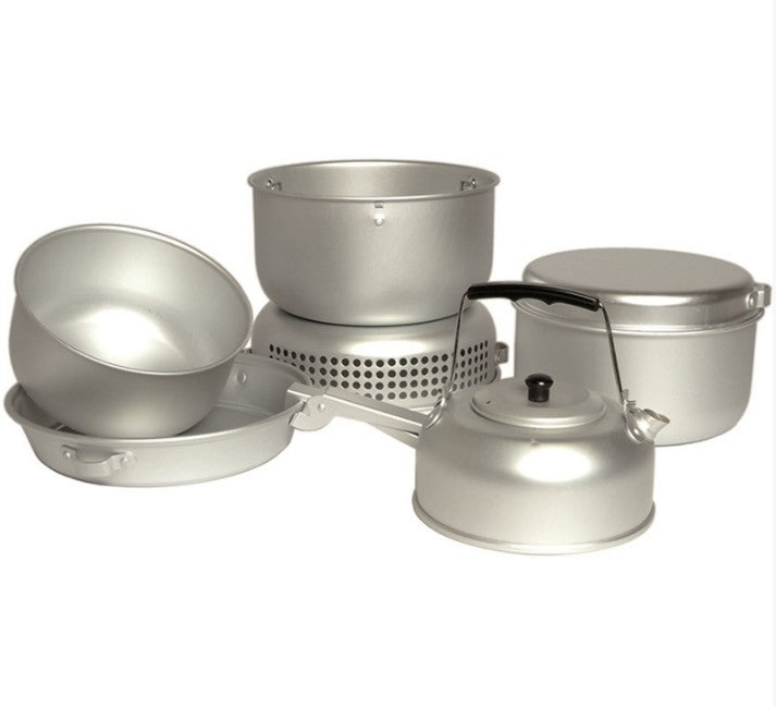 Gryde pandesæt i ALU Med brænder 1