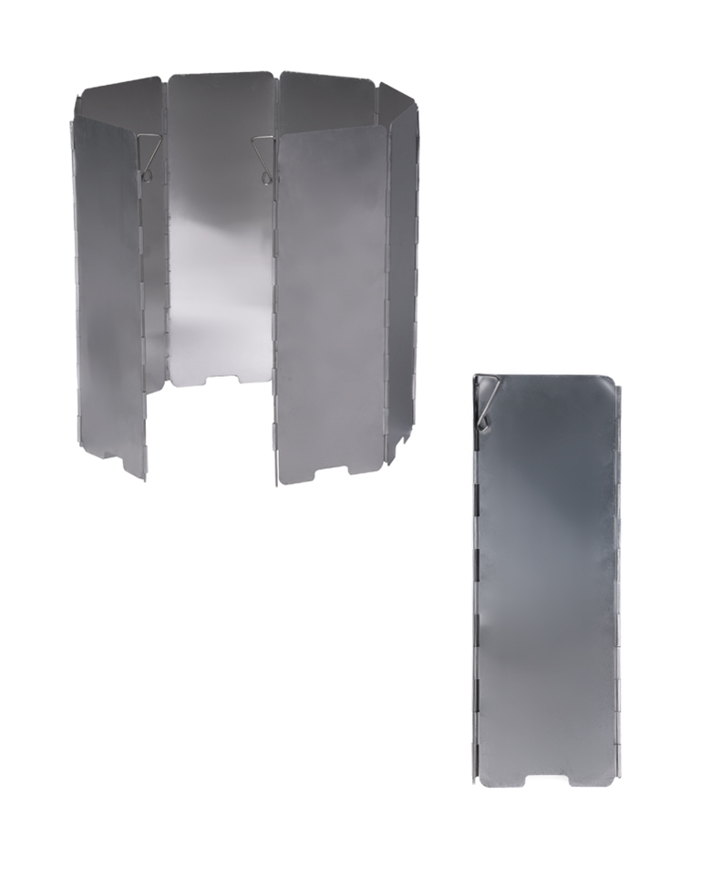 Mil-tec - Sammenklappelig Vindskærm i aluminium 67x24cm