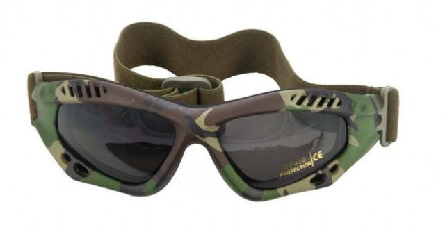 Miltec - sikkerheds briller i Woodland Camouflage. 1