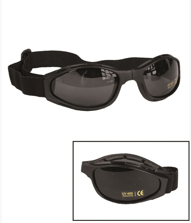 Sport sikkerhedsbriller sort. 1