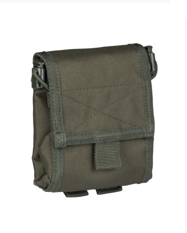 Molle, Pouch, EMPTY SHELL POUCH COLLAPS, Oliven grøn. 1