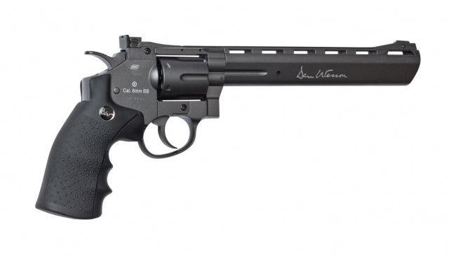 ASG - Dan Wesson 8 Revolver Sort, Low power version, GNB - Co2 2