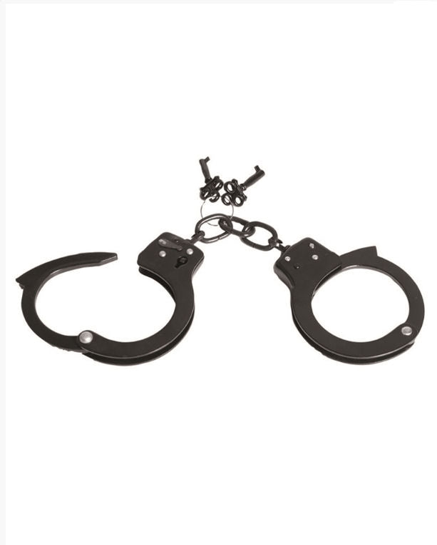 Håndjern, sort metal. 1