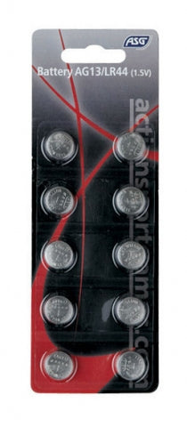 Batteri, AG13/LR44, 1,5V, 10 stk. 1