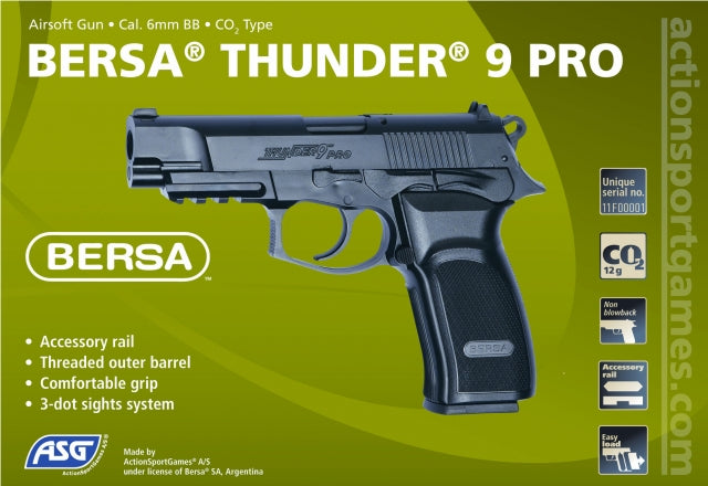 ASG - Bersa Thunder 9 Pro, GNB - Co2 3