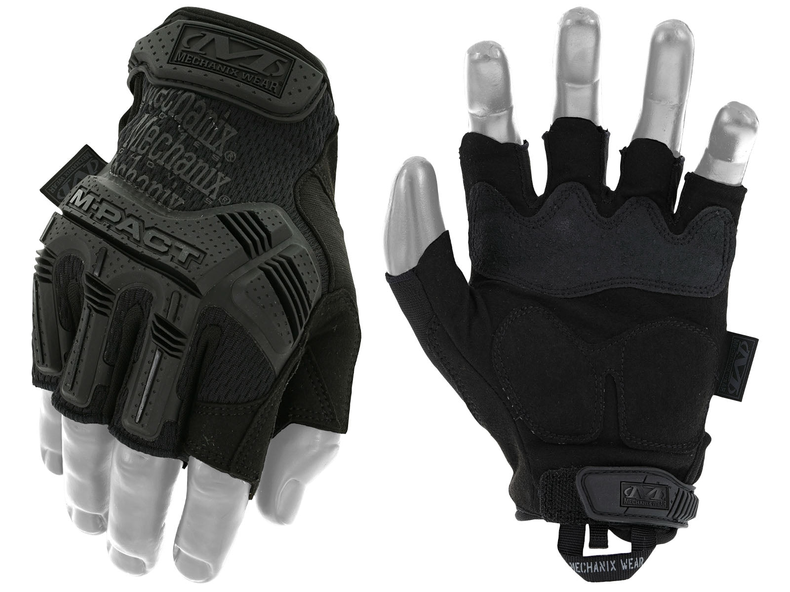 Handsker, M-pact, Fingerless, Str. S - XXL