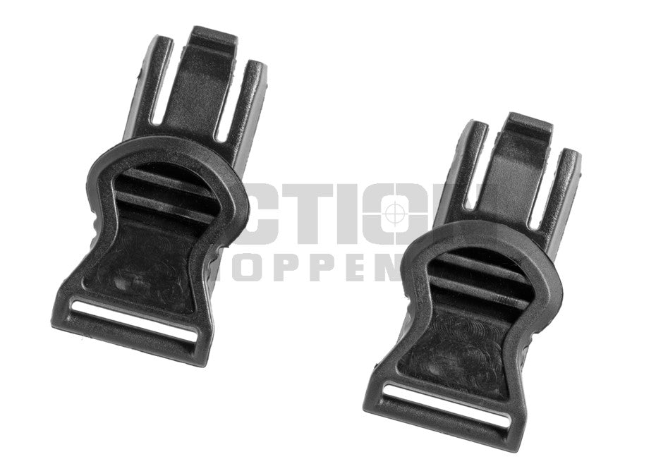 Goggle Swivel Clips 19mm til hjelm, Sort 1