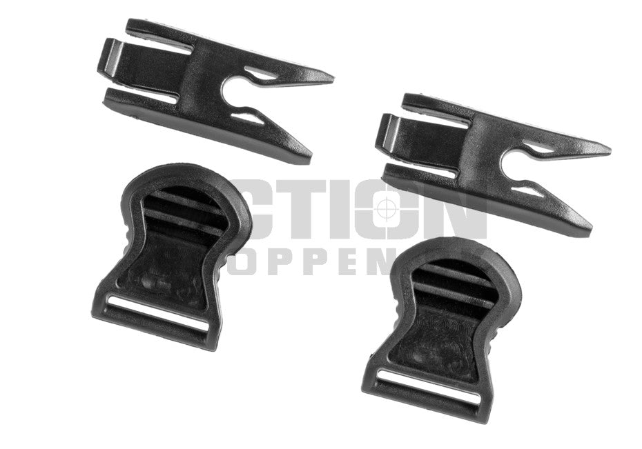 Goggle Swivel Clips 19mm til hjelm, Sort 3