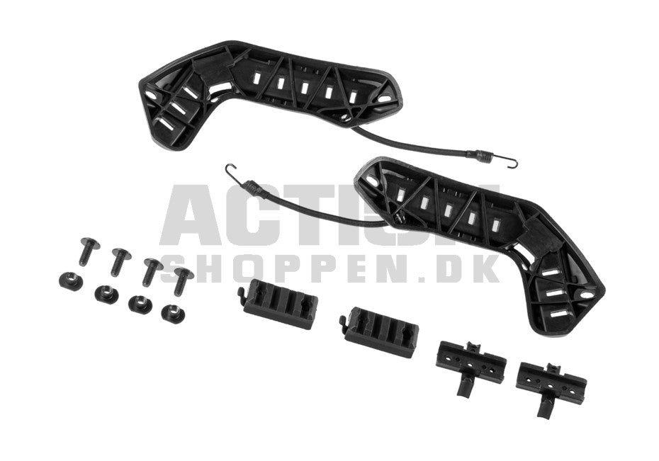 FAST Rail Set til hjelm, Sort 2