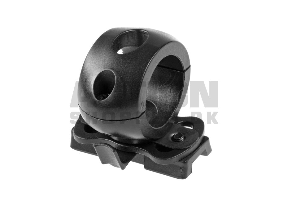 Single Clamp 1 Inch til Hjelm, Sort 1