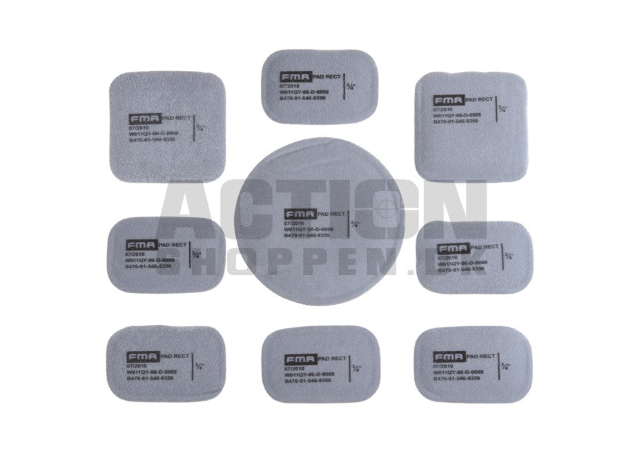 Hjelmbeskyttelsespuder sæt 2