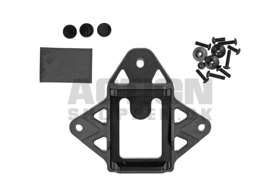 WLC 3 Hole Shroud til hjelm, Sort 1