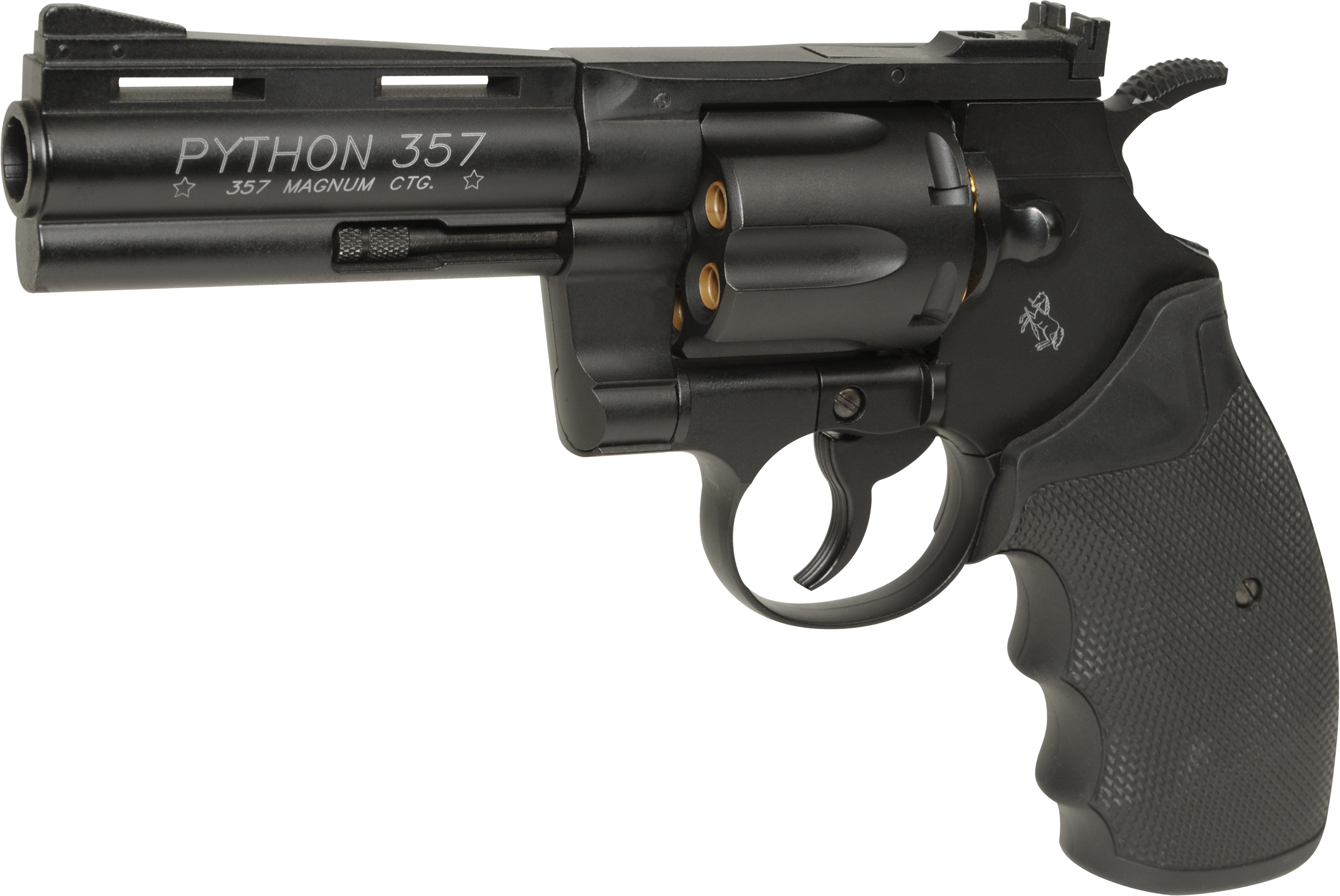 Cybergun - Colt Python Revolver 4" Sort, GNB - Co2 1