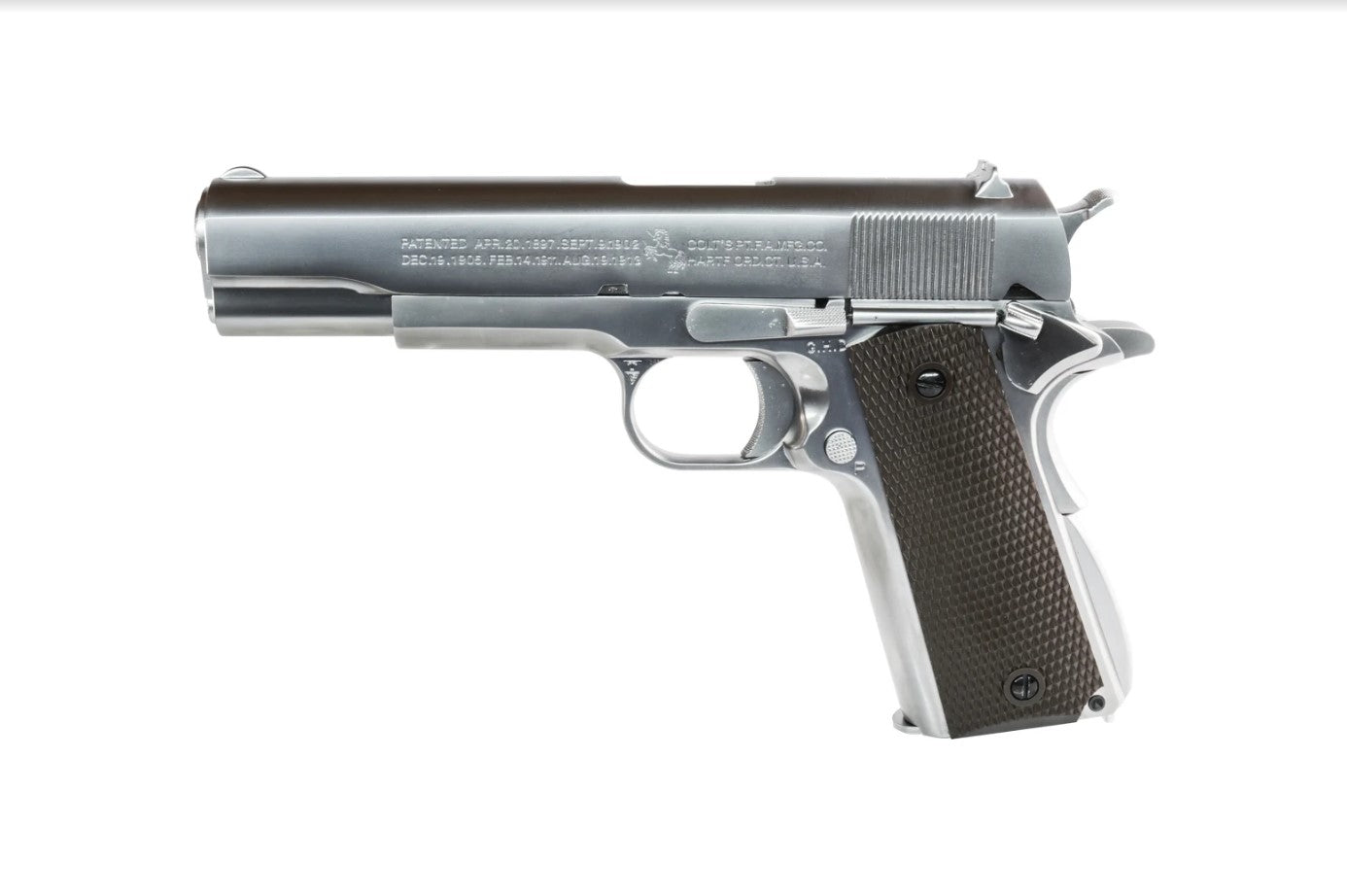 Cybergun - Colt 1911 silver, Full Metal, GBB - Co2 1