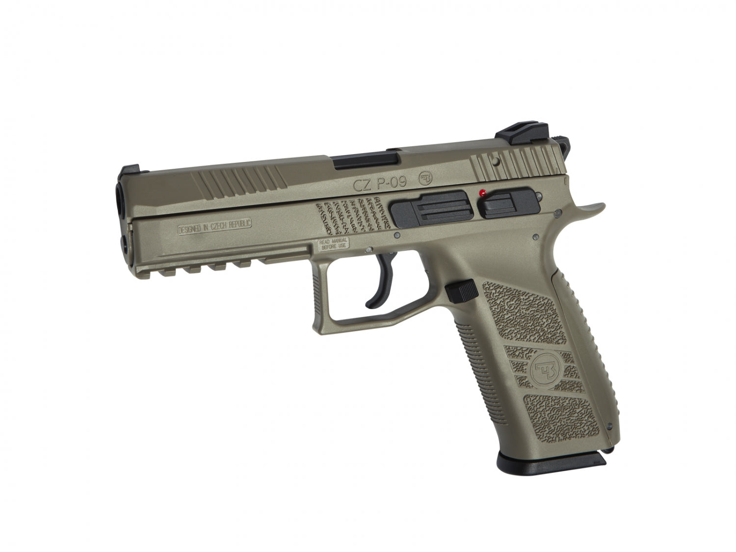 ASG - CZ P-09 FDE full, Tan, GBB - Gas. 1