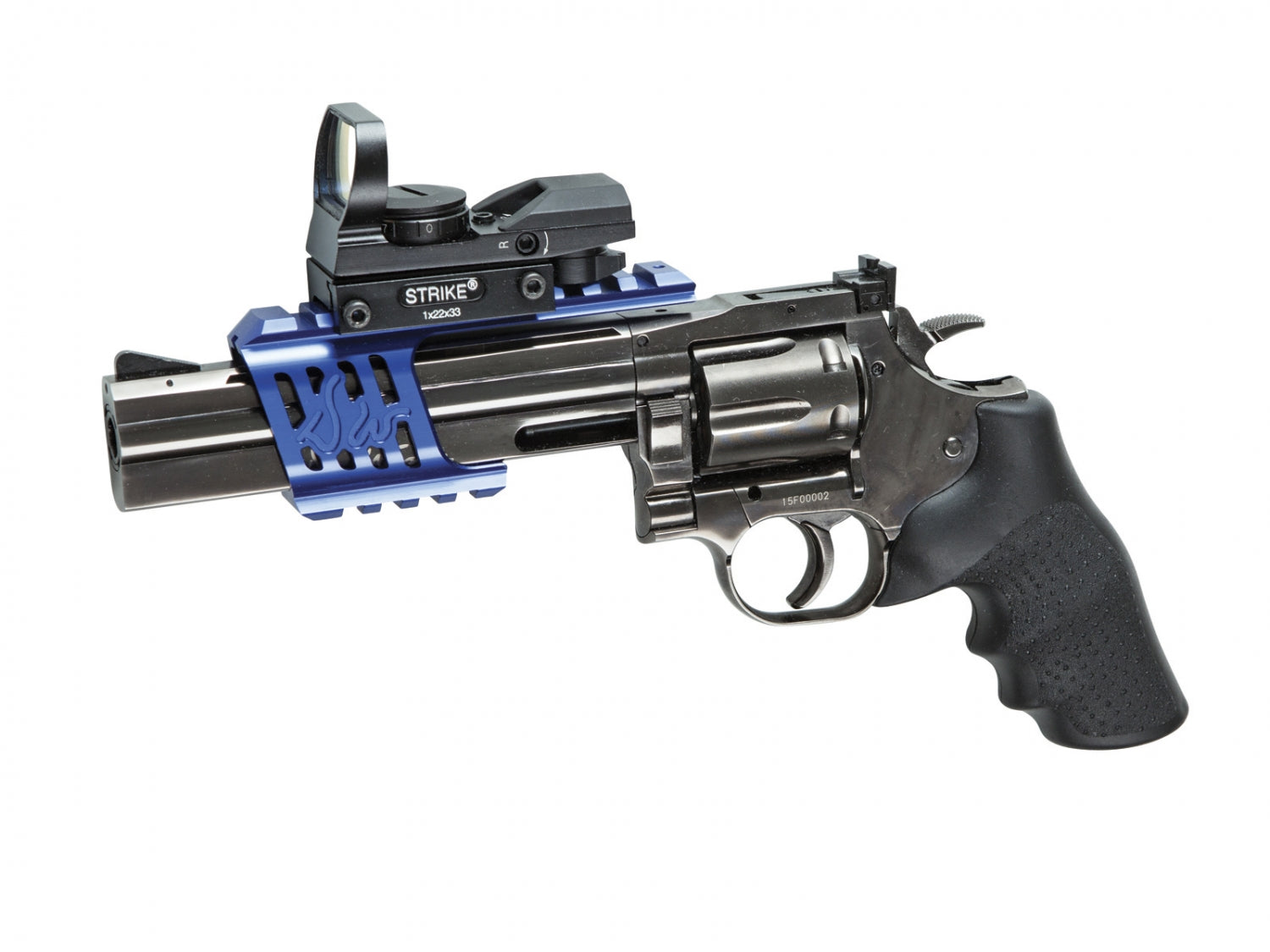 ASG - Dan Wesson 715 Revolver, Steel Grey, GNB - Co2 2
