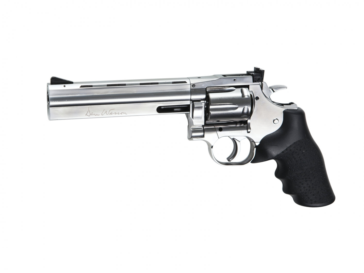 ASG - Dan Wesson 715 Revolver, Chrome, Low power version, GNB - Co2 1