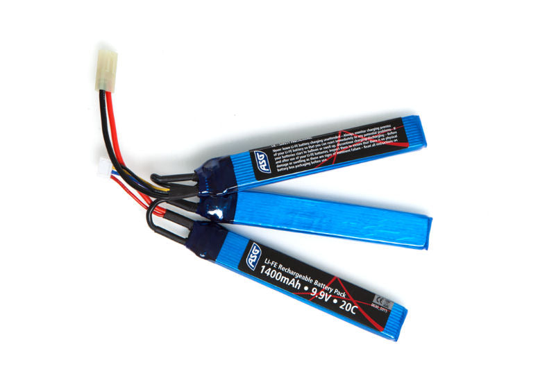 Li-FE 9,9V 1400mAh, 20C, Crane stock Batteri 1