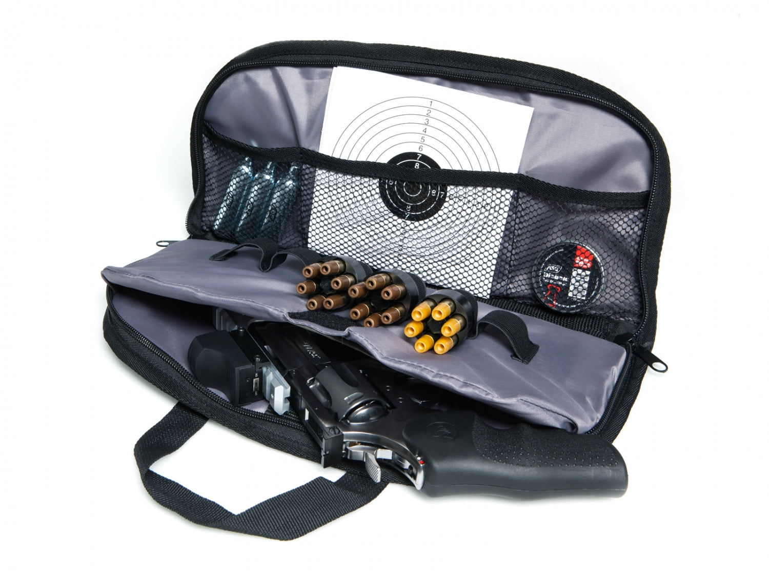 Handgun Taske, udstyr m.m. 2