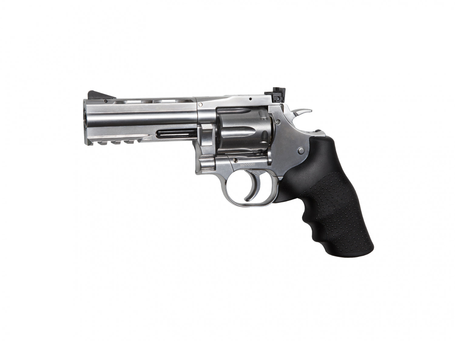 ASG - Dan Wesson 715 Revolver, 4" Sølv, GNB - Co2 1