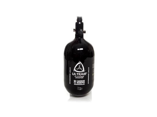 Ultrair HPA Tank, 1,1 liter, 68ci, 4500 PSI, Carbon, incl. regulator 1