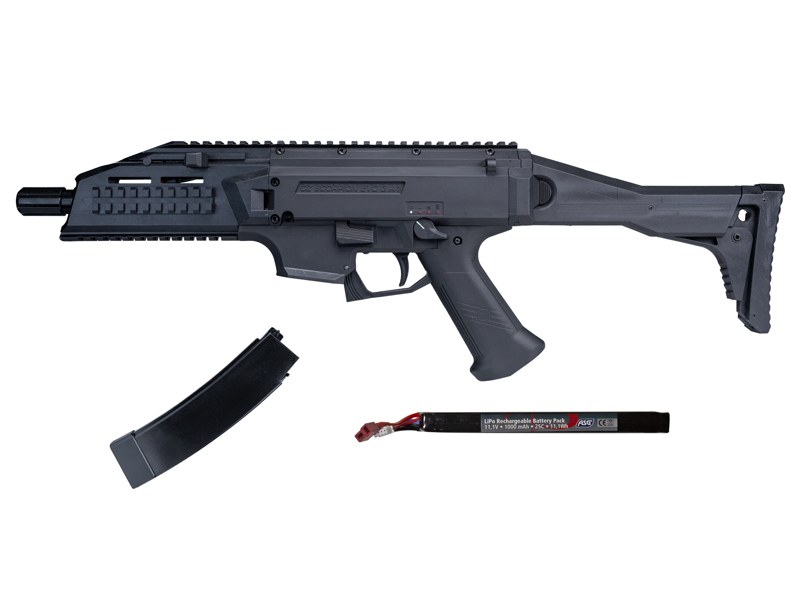 ASG - CZ Scorpion EVO 3 Sportline (Med 11,1 Li-Po Batteri) 4