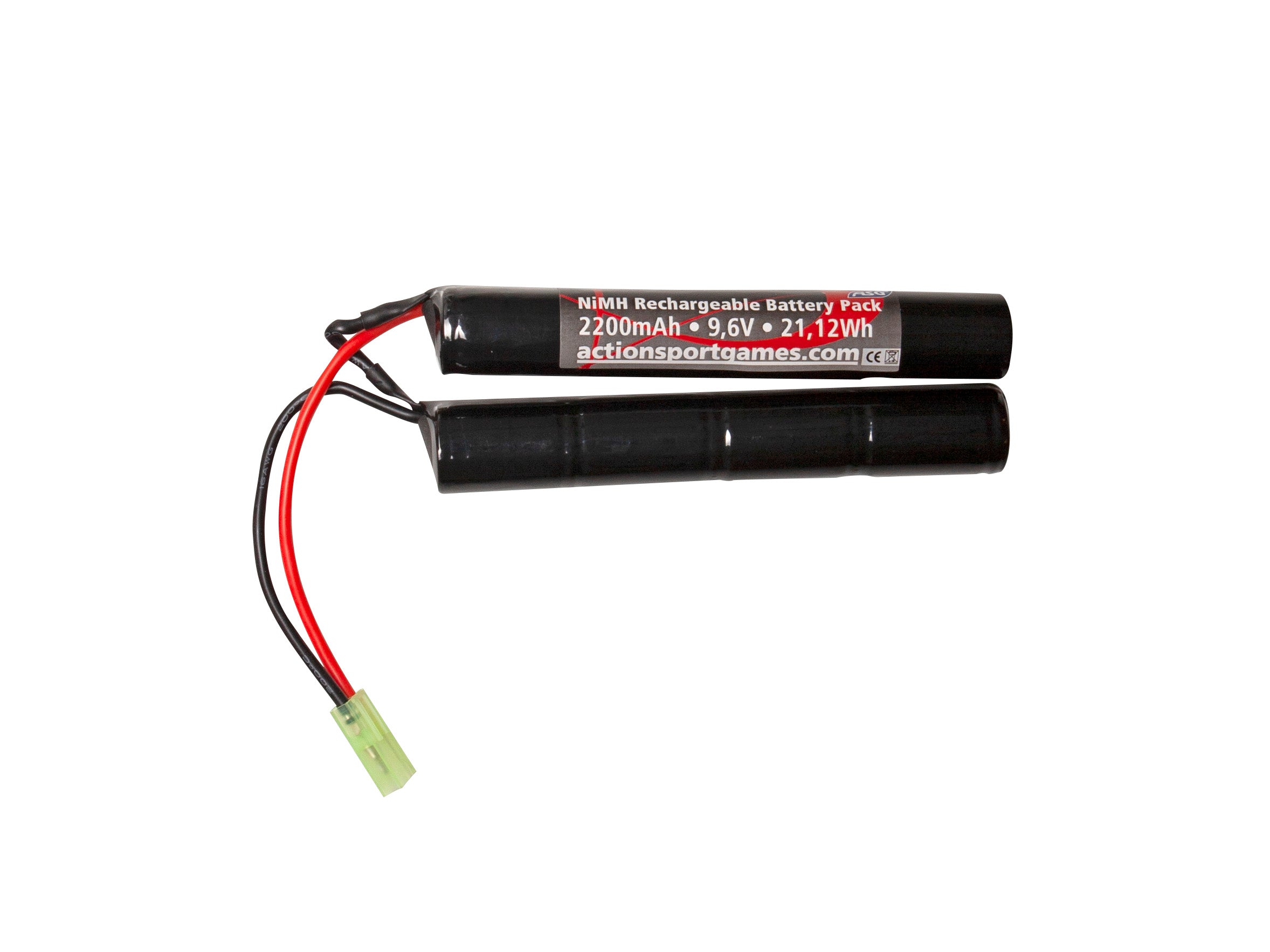 ASG - Batteri 9,6V 2200mah til crane stock 1