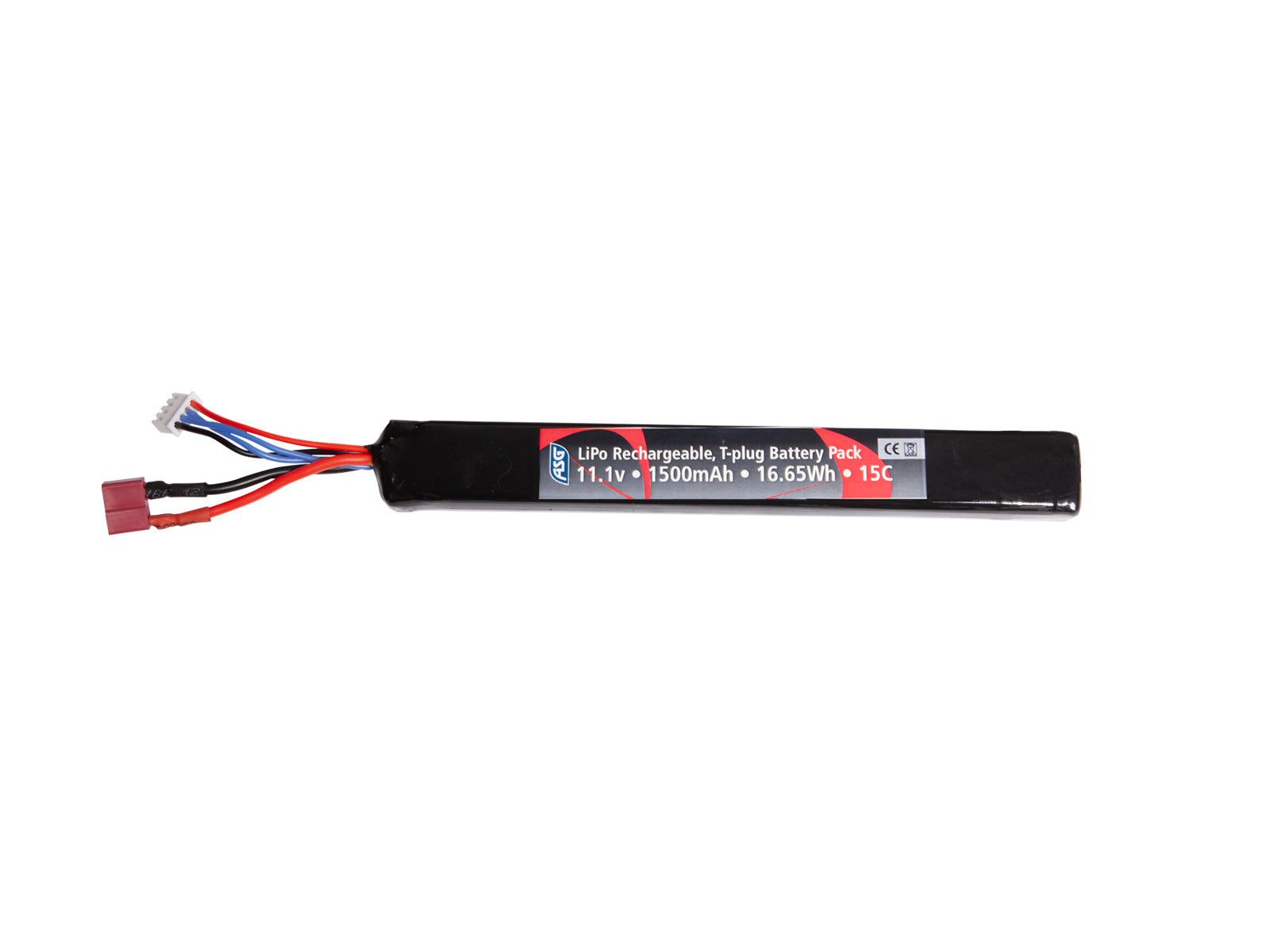 Li-Po 11,1V 1500mAh, 15C, stang, Batteri 1