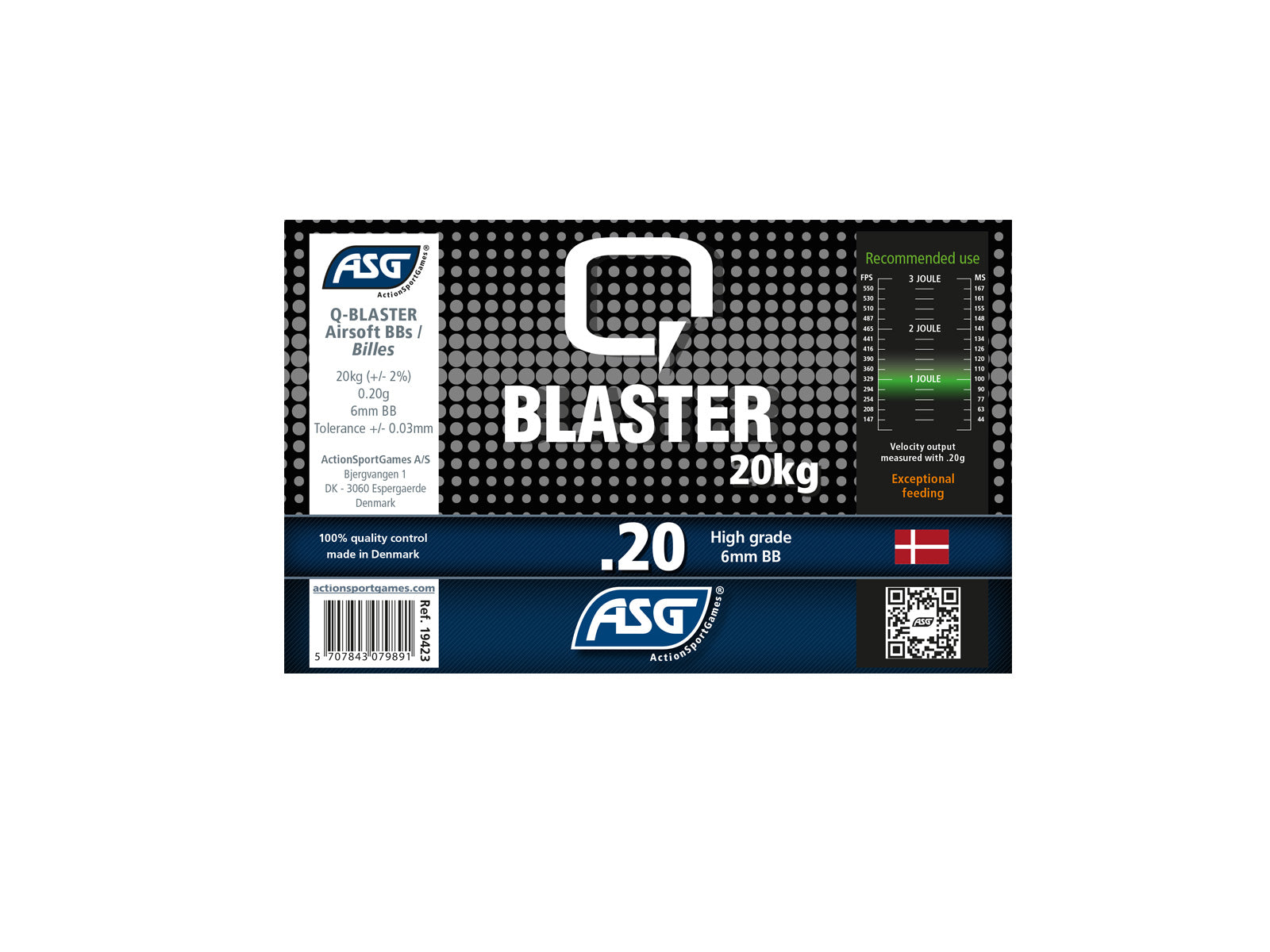 Q Blaster - 0,12 gram 20 Kg Kasse 1