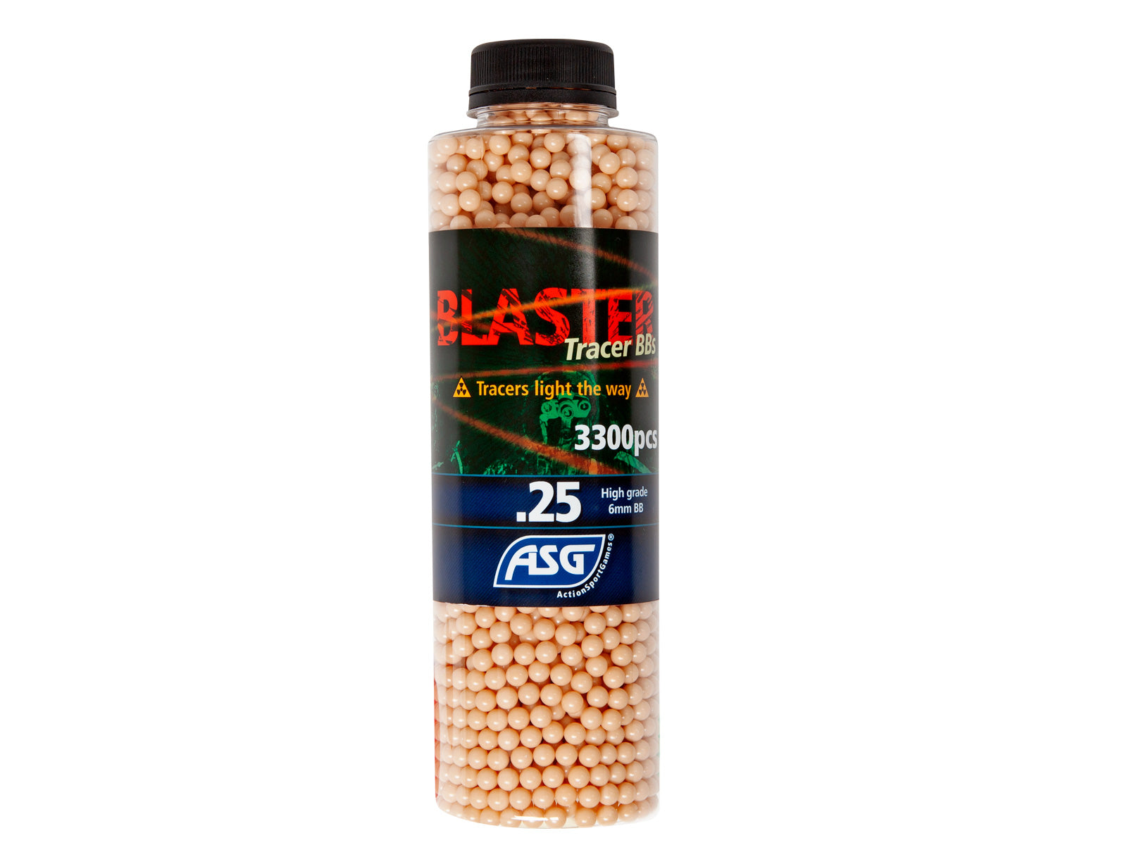 Blaster - 0,25 gram 3300 stk. Tracer Rød 1