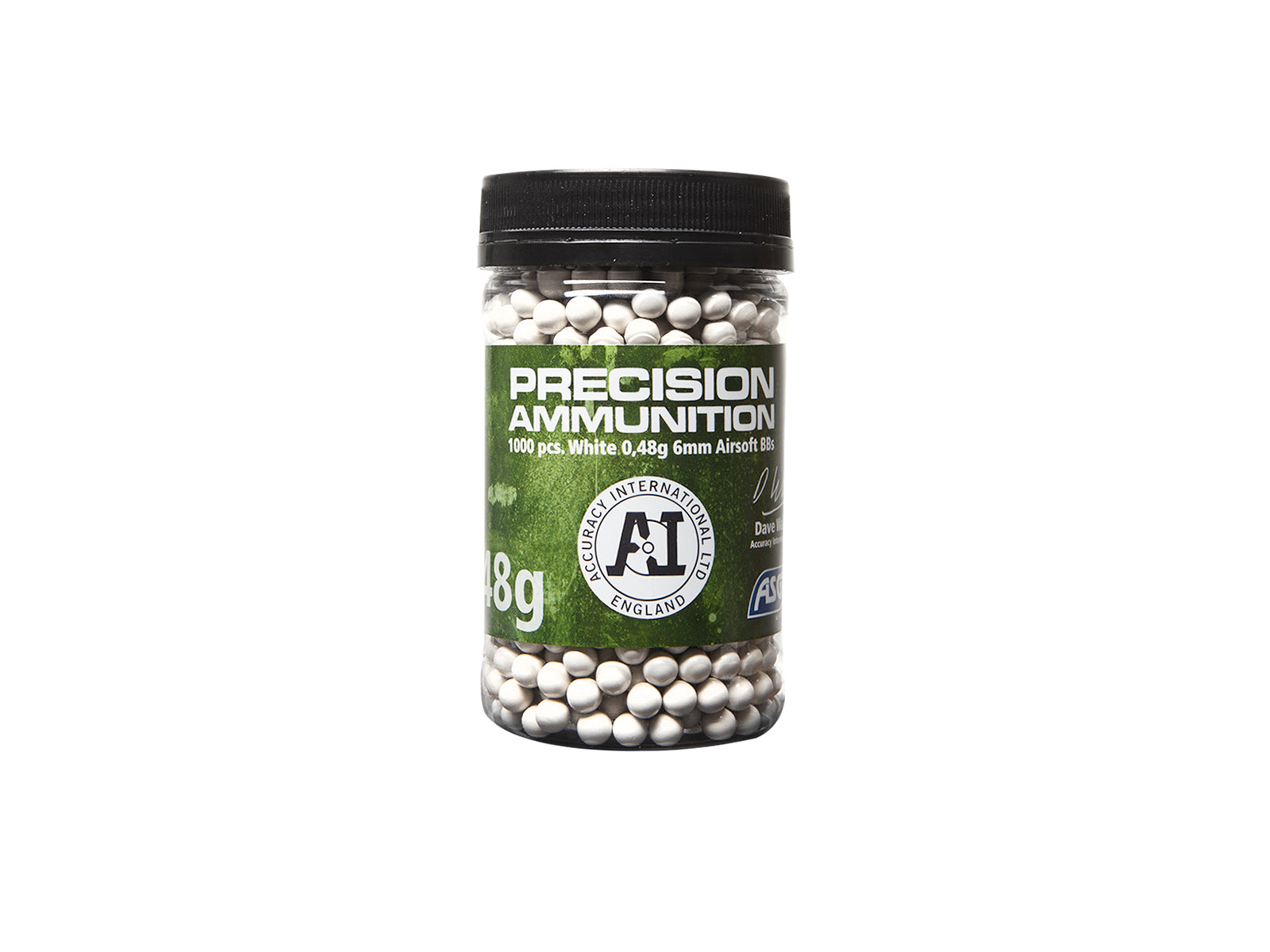 ASG - BIO AI Precision Ammunition 0,48 gram Bio 1000 stk. 1