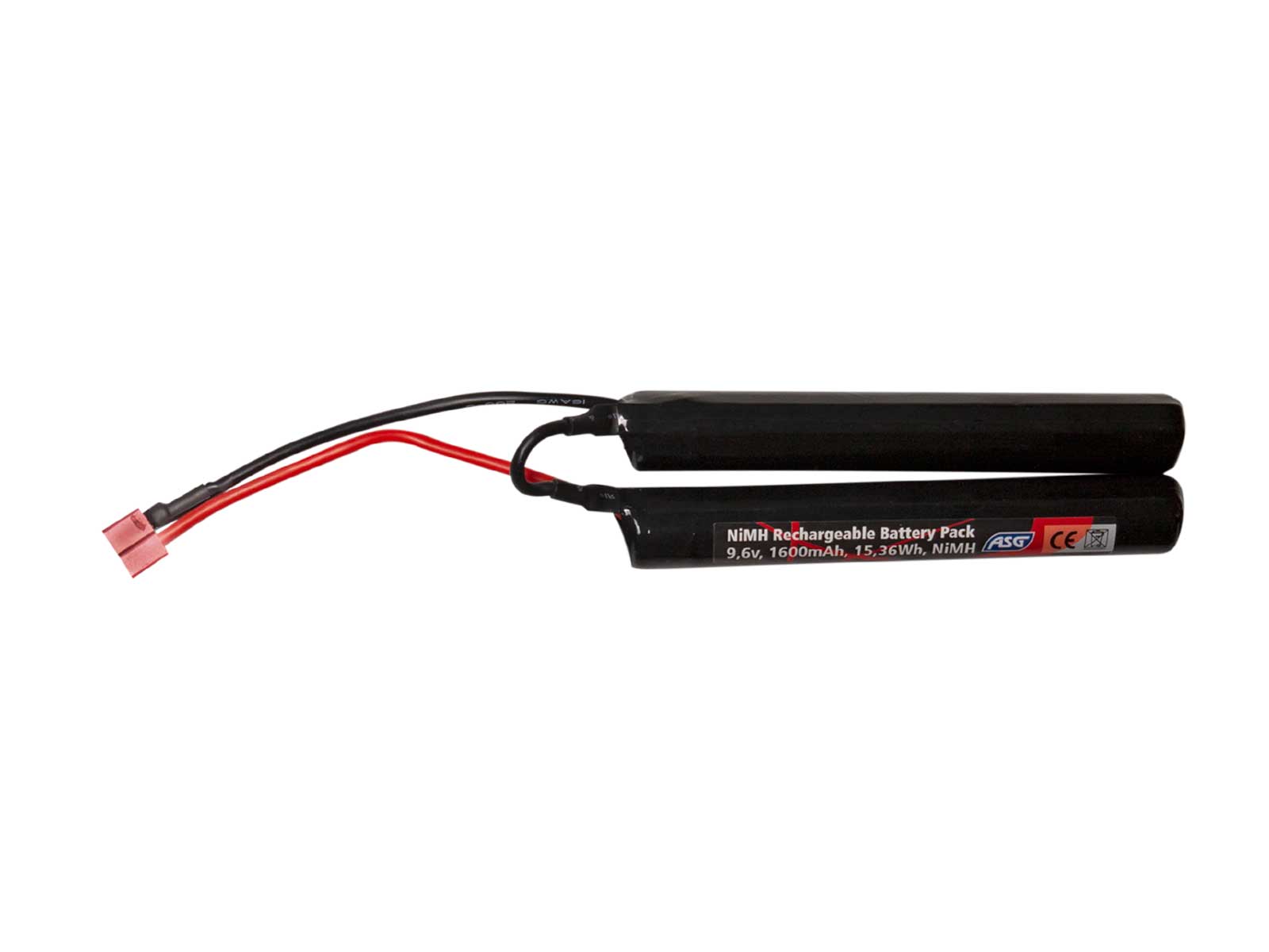 ASG - Batteri 9,6V 1600mah til crane stock, DEAN 1