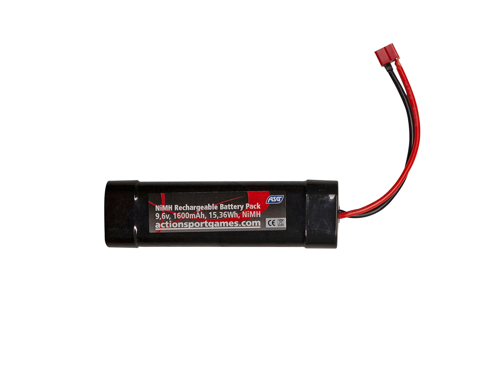ASG - Batteri 9,6V 1600mah, DEAN 1