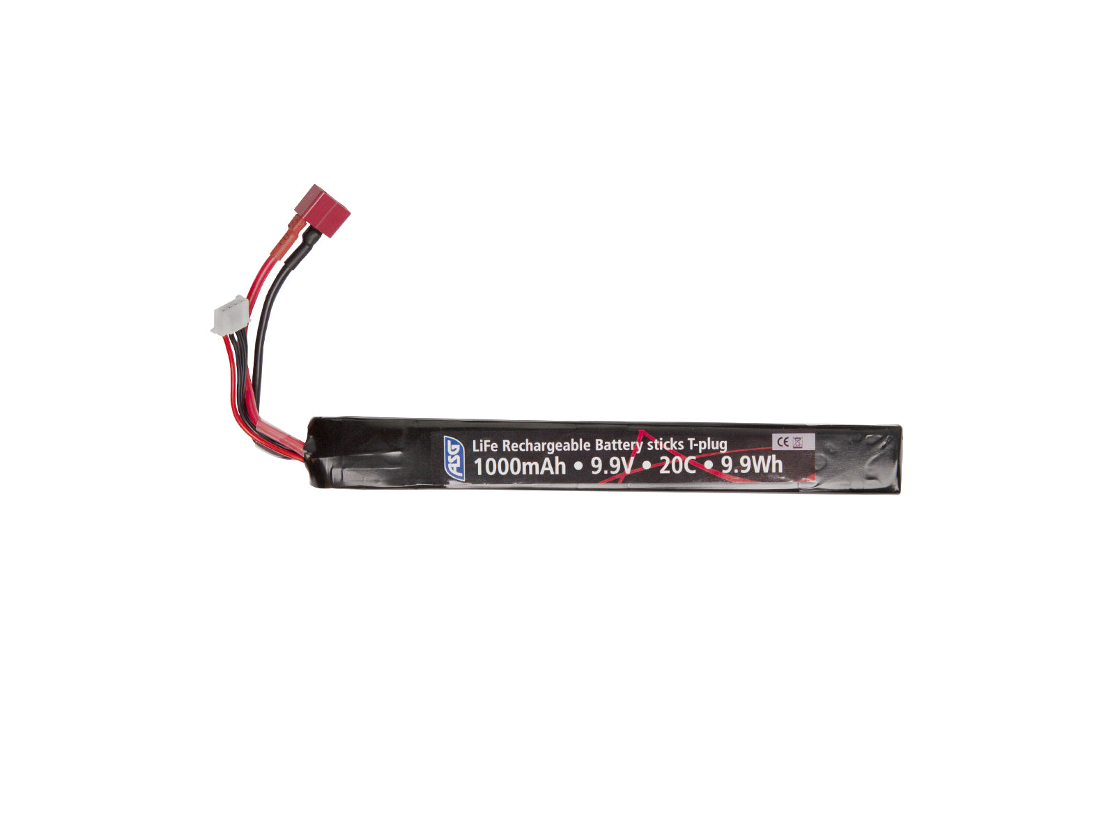 Li-FE 9,9V 1000mAh, 20C, Dean stik, Batteri 1