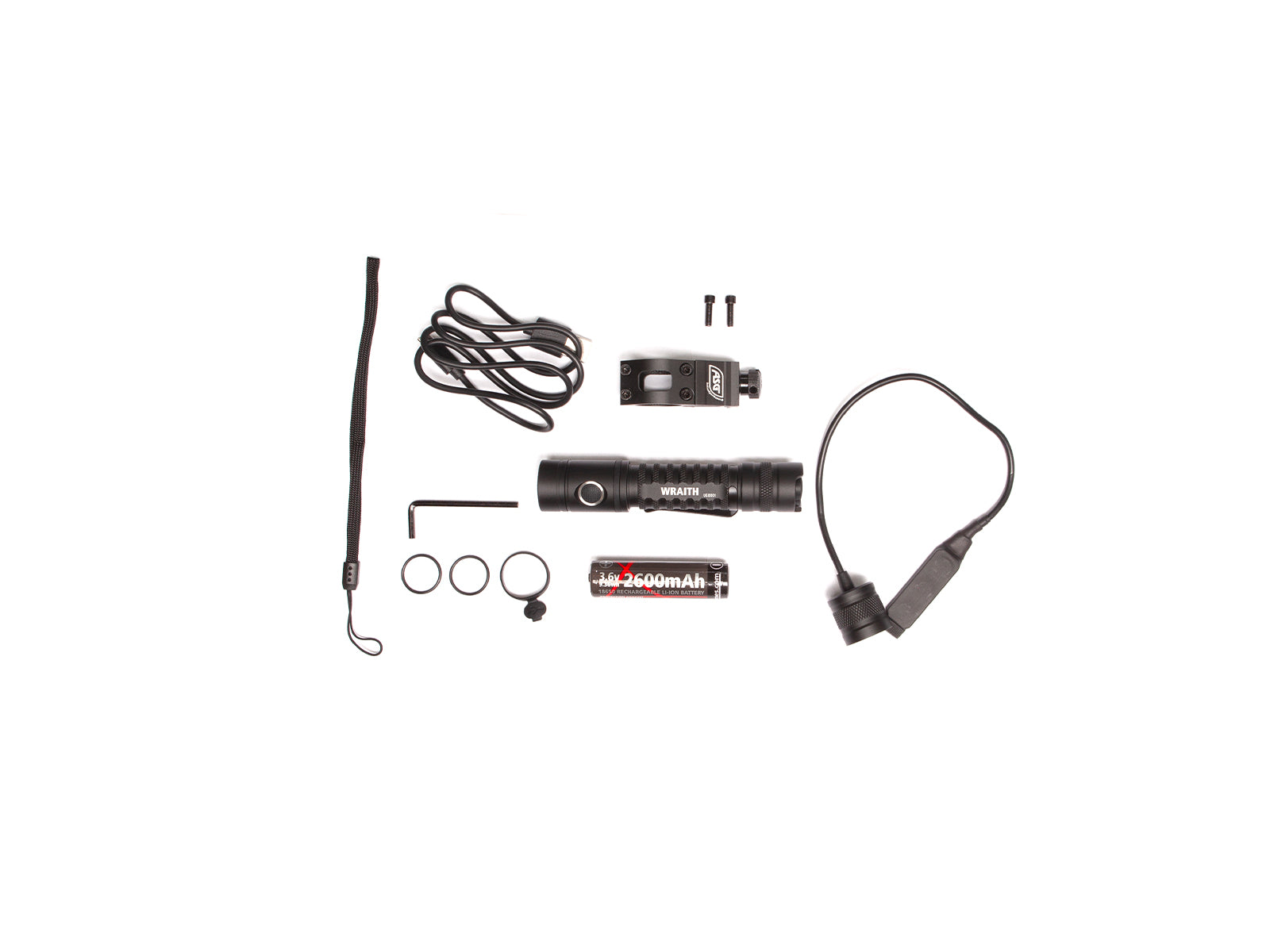 Strike Systems Wraith Flashlight lygte, E11, 1300 lumens, inkl. kontakt 3