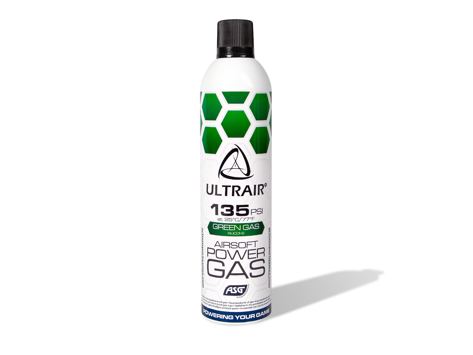 ASG - ULTRAIR Power Green Gas, med silikone, 570 ml. 1