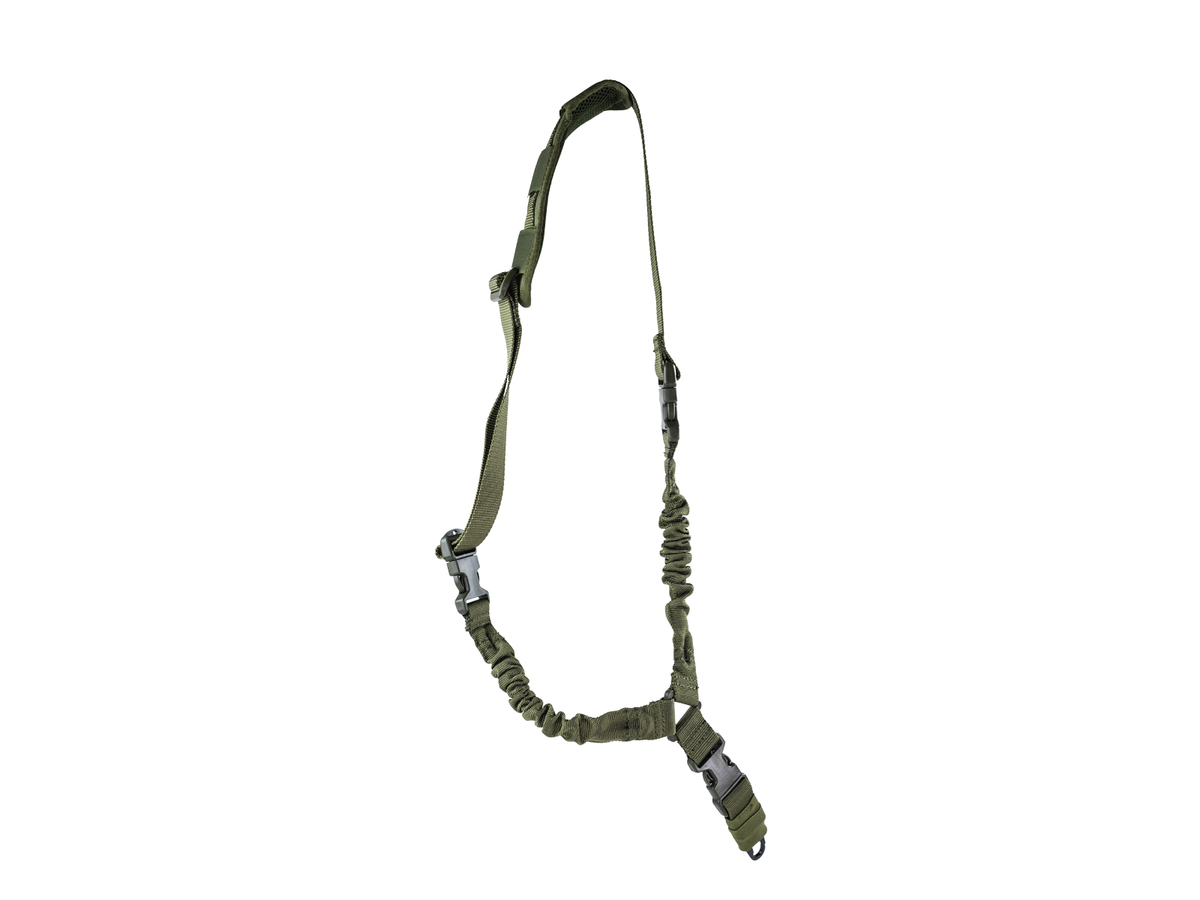 Strike Systems - Bærerem, Tactical Single-point Sling, hook, Olive Drab