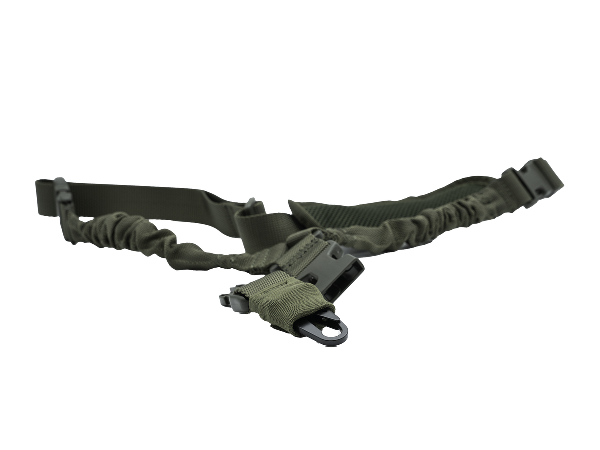 Strike Systems - Bærerem, Tactical Single-point Sling, hook, Olive Drab