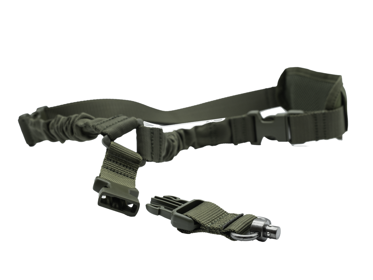 Strike Systems - Bærerem, Tactical Single-point Sling, QD - Olive Drab