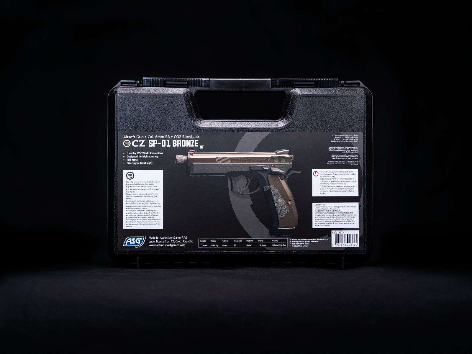 ASG - CZ SP-01 SHADOW, Bronze - Special Edition, GBB - Co2. 10
