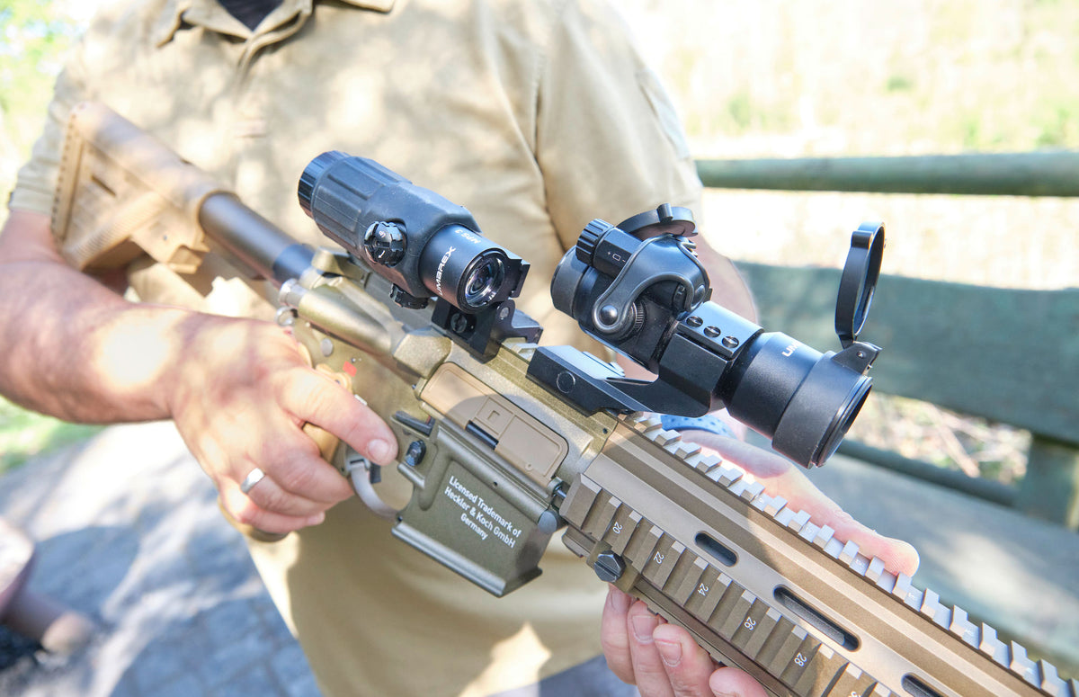 Umarex MPS 3 Dot sight & 3x magnifier, 20 mm montagefod