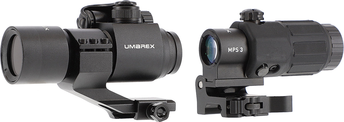 Umarex MPS 3 Dot sight & 3x magnifier, 20 mm montagefod